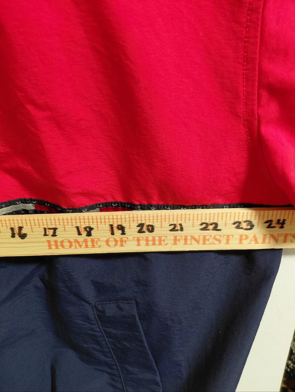 Tommy Hilfiger Colorblock Lightweight Golf Jacket in Red, Navy, Cream